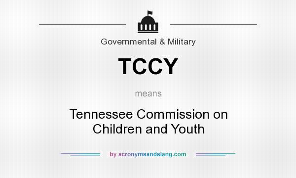 What does TCCY mean? It stands for Tennessee Commission on Children and Youth
