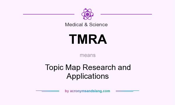 What does TMRA mean? It stands for Topic Map Research and Applications