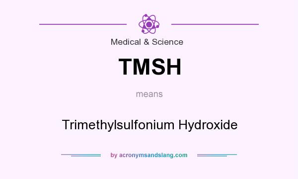What does TMSH mean? It stands for Trimethylsulfonium Hydroxide
