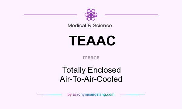 What does TEAAC mean? It stands for Totally Enclosed Air-To-Air-Cooled