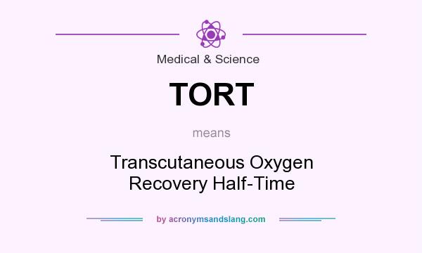 What does TORT mean? It stands for Transcutaneous Oxygen Recovery Half-Time