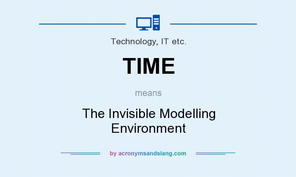 What does TIME mean? It stands for The Invisible Modelling Environment
