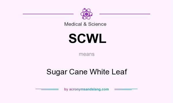 What does SCWL mean? It stands for Sugar Cane White Leaf