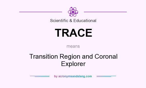 What does TRACE mean? It stands for Transition Region and Coronal Explorer