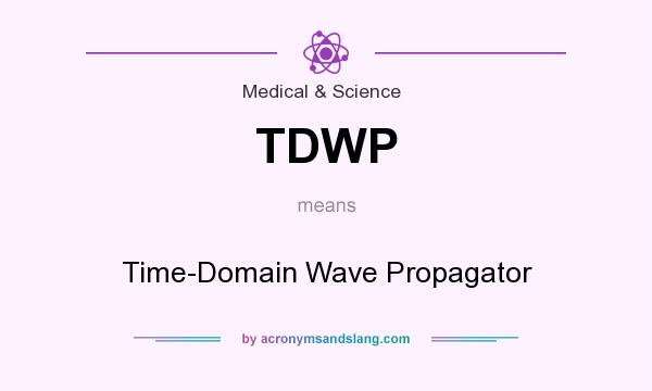 What does TDWP mean? It stands for Time-Domain Wave Propagator
