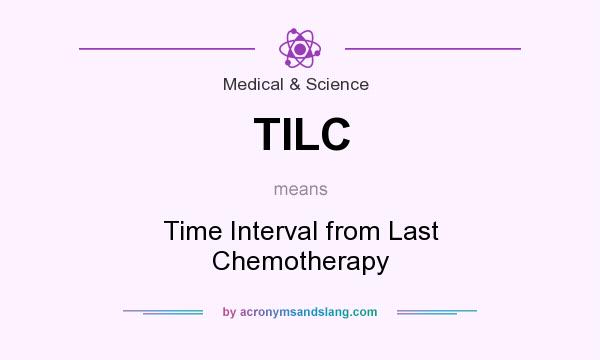 What does TILC mean? It stands for Time Interval from Last Chemotherapy