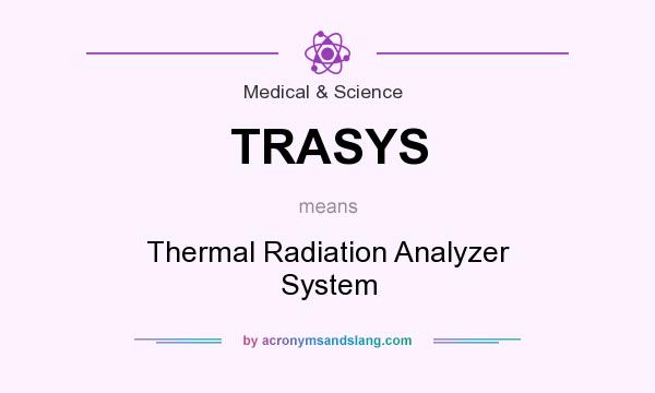 What does TRASYS mean? It stands for Thermal Radiation Analyzer System