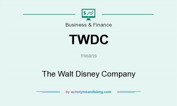 What does TWDC mean? It stands for The Walt Disney Company