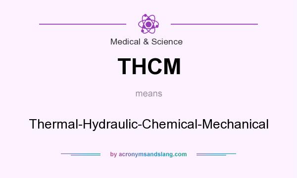 What does THCM mean? It stands for Thermal-Hydraulic-Chemical-Mechanical