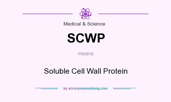 What does SCWP mean? It stands for Soluble Cell Wall Protein