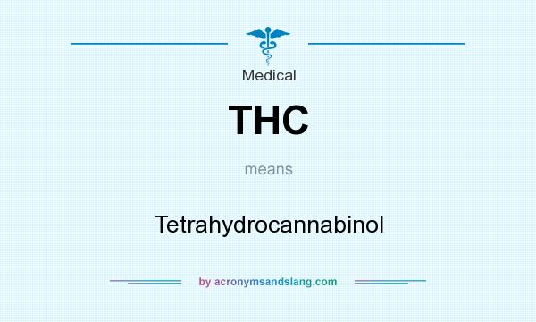 What does THC mean? It stands for Tetrahydrocannabinol