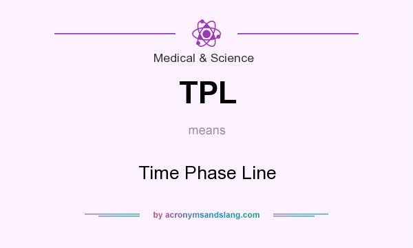 What does TPL mean? It stands for Time Phase Line
