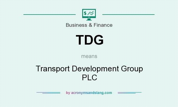 What does TDG mean? It stands for Transport Development Group PLC