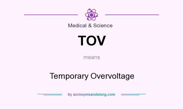 What does TOV mean? It stands for Temporary Overvoltage