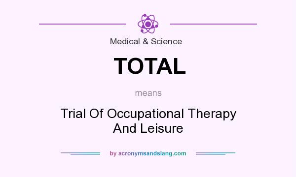 What does TOTAL mean? It stands for Trial Of Occupational Therapy And Leisure