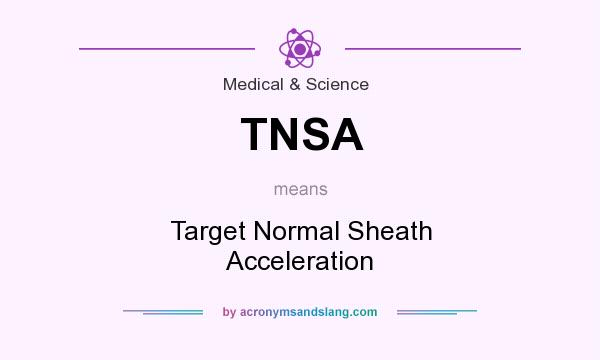 What does TNSA mean? It stands for Target Normal Sheath Acceleration