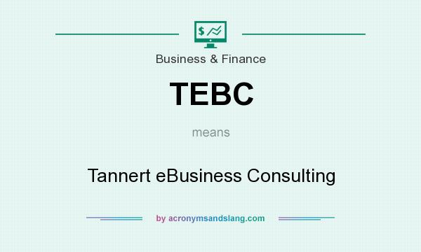 What does TEBC mean? It stands for Tannert eBusiness Consulting