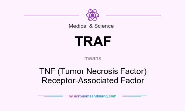 What does TRAF mean? It stands for TNF (Tumor Necrosis Factor) Receptor-Associated Factor