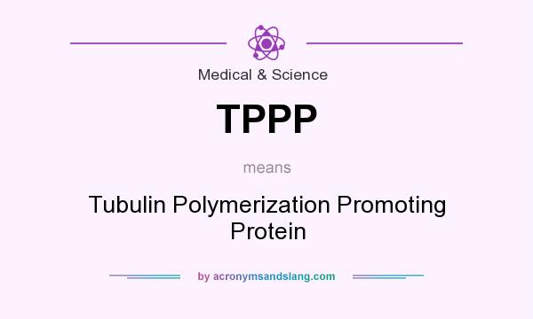 What does TPPP mean? It stands for Tubulin Polymerization Promoting Protein