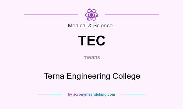 What does TEC mean? It stands for Terna Engineering College