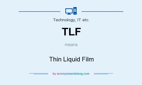 What does TLF mean? It stands for Thin Liquid Film