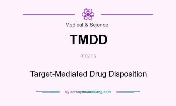 What does TMDD mean? It stands for Target-Mediated Drug Disposition