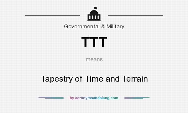 What does TTT mean? It stands for Tapestry of Time and Terrain