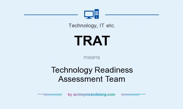 What does TRAT mean? It stands for Technology Readiness Assessment Team