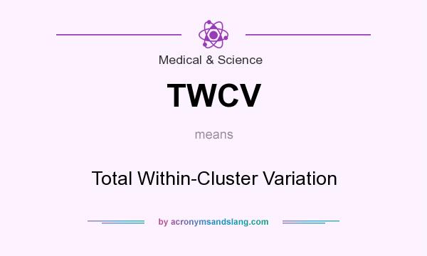 What does TWCV mean? It stands for Total Within-Cluster Variation