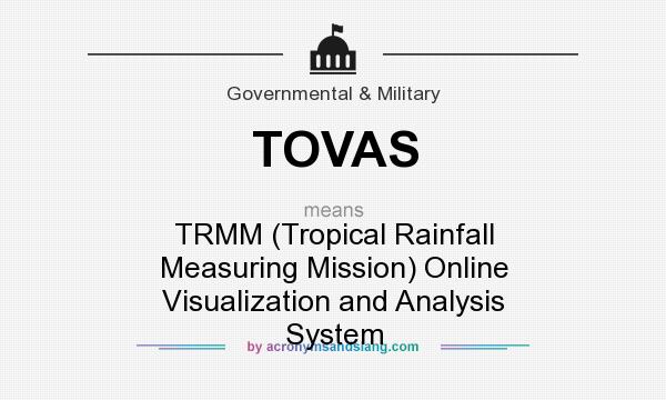 What does TOVAS mean? It stands for TRMM (Tropical Rainfall Measuring Mission) Online Visualization and Analysis System
