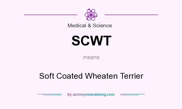 What does SCWT mean? It stands for Soft Coated Wheaten Terrier