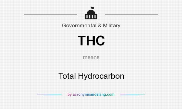 What does THC mean? It stands for Total Hydrocarbon