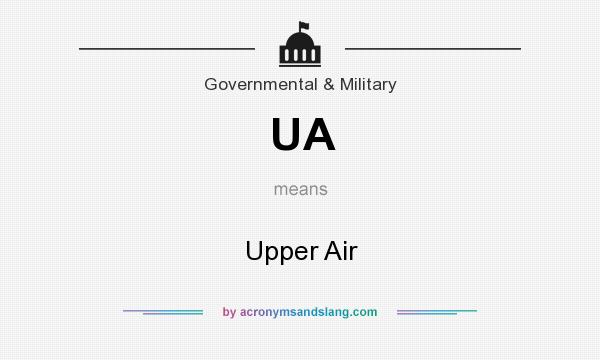 What does UA mean? It stands for Upper Air