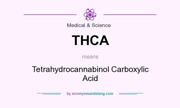 What does THCA mean? It stands for Tetrahydrocannabinol Carboxylic Acid