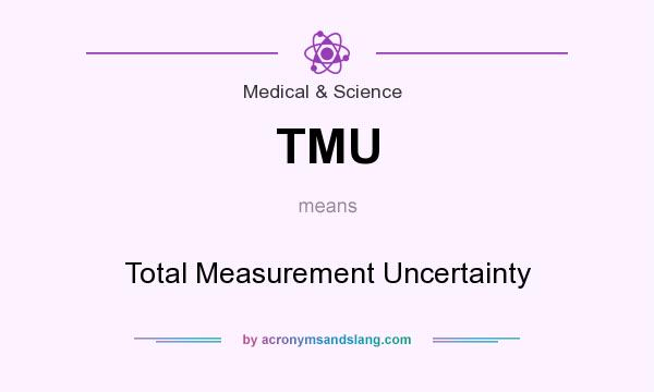 What does TMU mean? It stands for Total Measurement Uncertainty