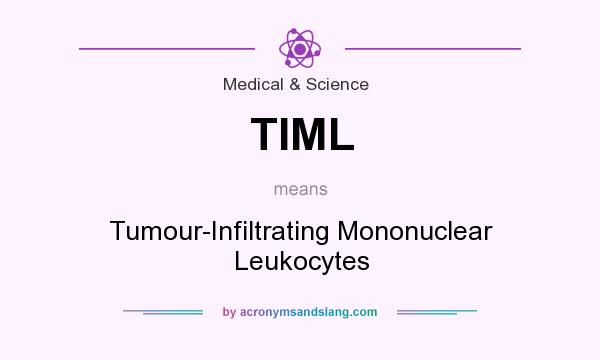 What does TIML mean? It stands for Tumour-Infiltrating Mononuclear Leukocytes