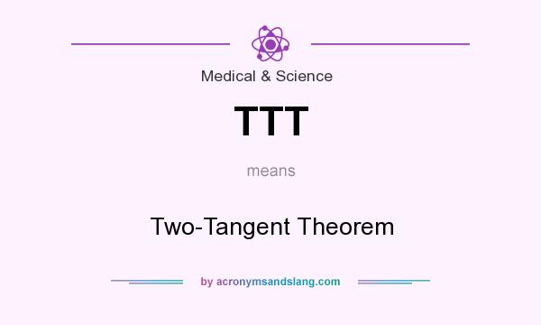 What does TTT mean? It stands for Two-Tangent Theorem