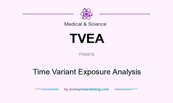 What does TVEA mean? It stands for Time Variant Exposure Analysis