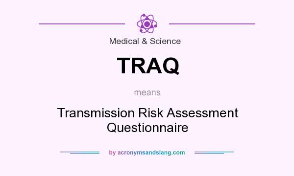 What does TRAQ mean? It stands for Transmission Risk Assessment Questionnaire