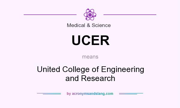What does UCER mean? It stands for United College of Engineering and Research