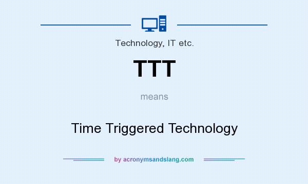 What does TTT mean? It stands for Time Triggered Technology