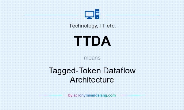 What does TTDA mean? It stands for Tagged-Token Dataflow Architecture
