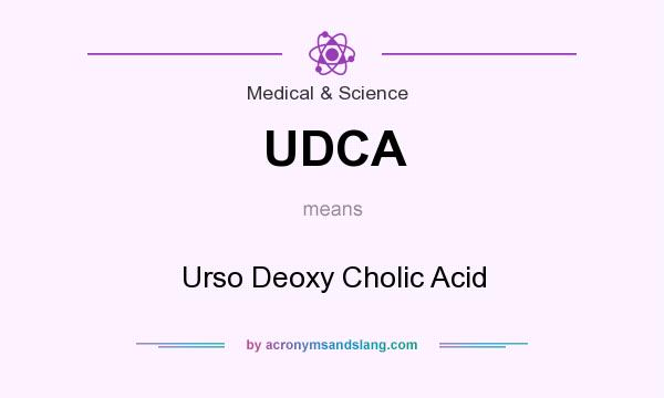 What does UDCA mean? It stands for Urso Deoxy Cholic Acid