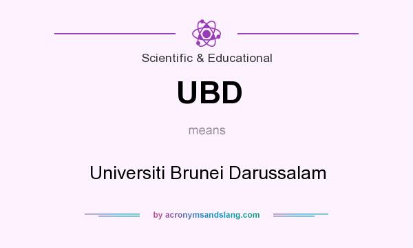 What does UBD mean? It stands for Universiti Brunei Darussalam