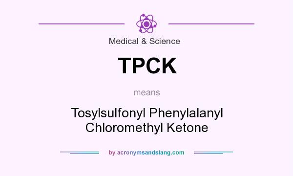 What does TPCK mean? It stands for Tosylsulfonyl Phenylalanyl Chloromethyl Ketone