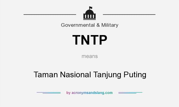 What does TNTP mean? It stands for Taman Nasional Tanjung Puting
