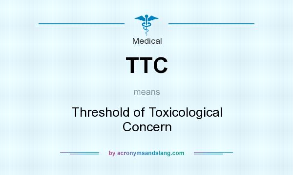 What does TTC mean? It stands for Threshold of Toxicological Concern