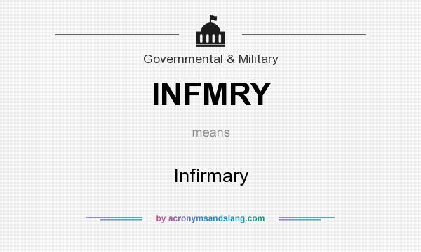 What does INFMRY mean? It stands for Infirmary
