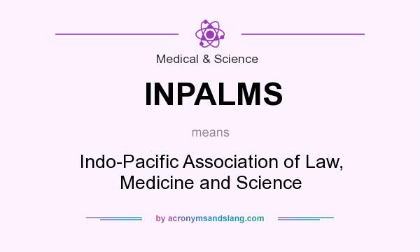 What does INPALMS mean? It stands for Indo-Pacific Association of Law, Medicine and Science