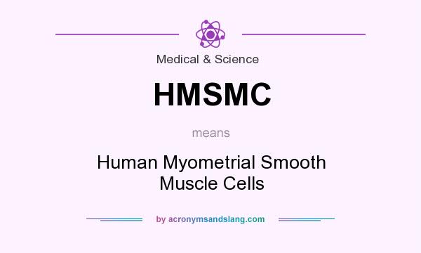 What does HMSMC mean? It stands for Human Myometrial Smooth Muscle Cells